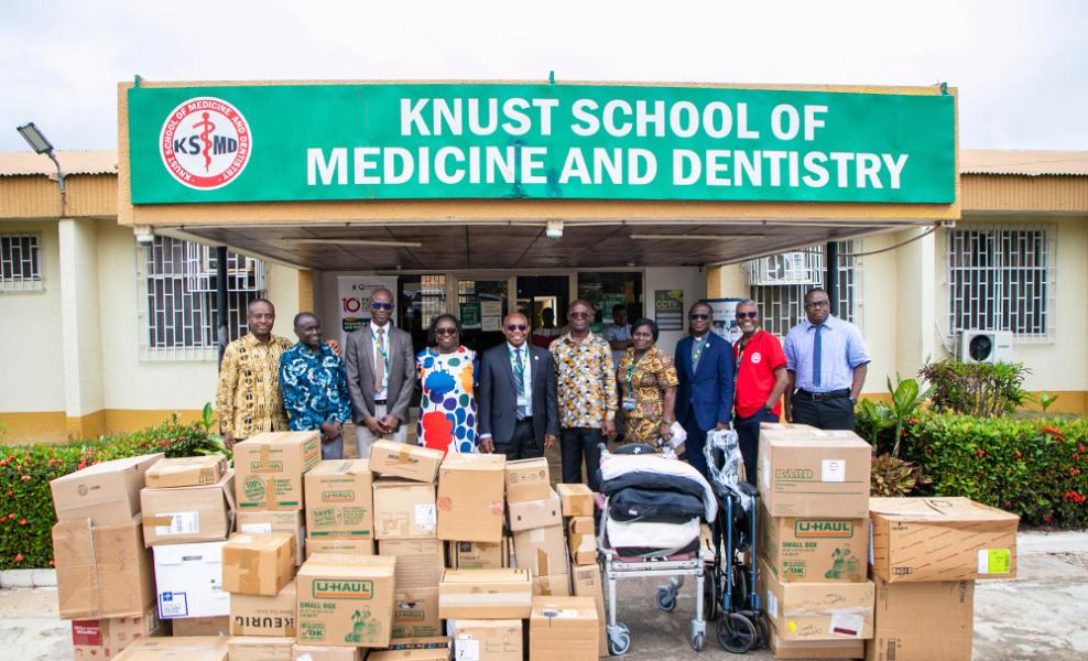 KNUSTSMD Class of 1992 Supports Alma Mata Medical Supplies Worth